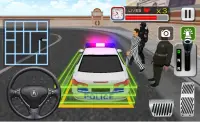 Szalony Police Car kierowcy Screen Shot 7
