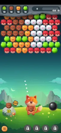 Bubble Shooter Fox Screen Shot 5