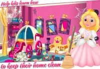 Princess Doll House Cleaning Game For Girls Screen Shot 0