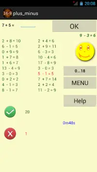 Addition and Subtraction Screen Shot 6