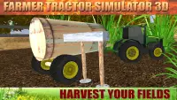 Village Farmar Tractor Sim 3D Screen Shot 1