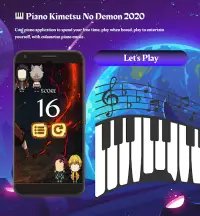 New Anime Games 🎹 Piano Kimetsu No Demon 2020 Screen Shot 7