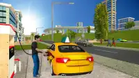 Modern taxi simulator 3d Screen Shot 6