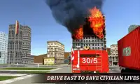 fire fighter truck simulator Screen Shot 5