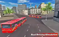 Rijden stad Metro Bus Simulato Screen Shot 5