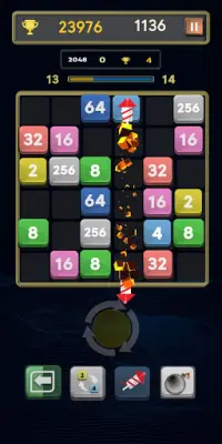 Merge Number Puzzle: Merge! Block Puzzle Game Screen Shot 2