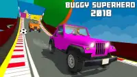 Super Heroes Road Buggy Car Stunts Screen Shot 3