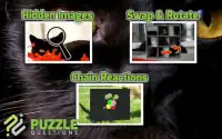 Free Black Cat Puzzles Screen Shot 3