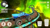 Monstair: Monster Truck Impossible Sky Tracks 2017 Screen Shot 7