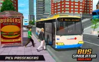 Big City Bus Passenger Transporter: Coach Bus Game Screen Shot 2
