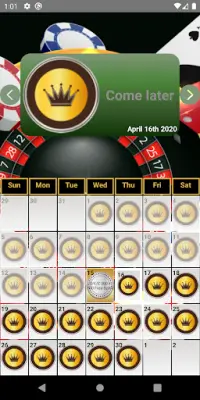 Gambling Calendar Screen Shot 3