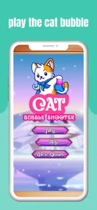 Cat bubble shooter Screen Shot 0