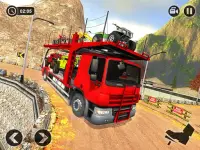 شاحنة نقل مقطورة شاحنة لعبة Screen Shot 9