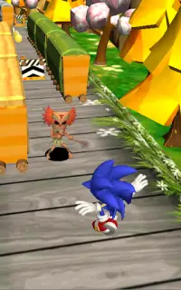 Fast Blue Hedgehog Rush - Jungle Run Adventure Screen Shot 4