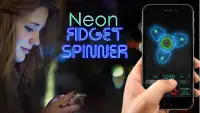 Fidget Spinner -  spinning vs neon monsters Screen Shot 2