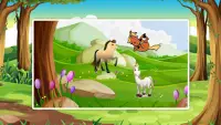 Horse Shadow Puzzles for Kids Free Screen Shot 2