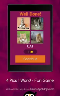4 Pics 1 Word Fun Game - For Everyone Screen Shot 10