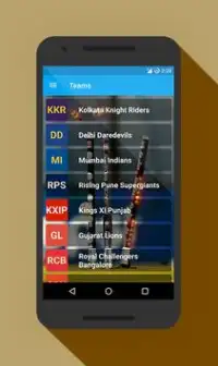 Fixture for IPL 2017 Screen Shot 1