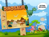 Permainan puzzle dinosaurus - game edukasi Screen Shot 5