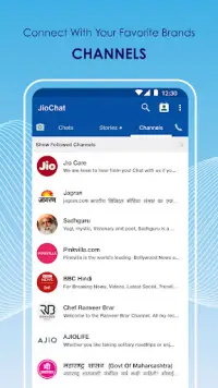 JioChat Messenger & Video Call Screen Shot 4