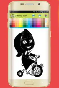 Coloring book for Masha Screen Shot 0