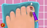 Toe Surgery Doctor Game Screen Shot 2