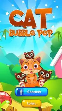 Cats Bubble Pop : Cat bubble shooter rescue game Screen Shot 0