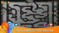 Fire boy and Water girl -Forest Temple maze Screen Shot 1