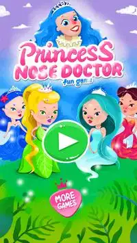 Princess Nose Doctor Fun Game Screen Shot 0