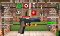 Pistola atirando no alvo. Simulador de armas. Screen Shot 0
