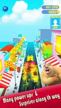 Boonie dablu bears subway road surfer adventure 3D Screen Shot 1