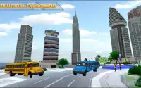 School Bus: Sim City Drive Screen Shot 1