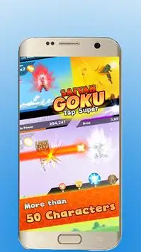 Saiyan Goku Tap Super Z DRAGON BALL Screen Shot 0