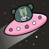 Maddie Bear in Space