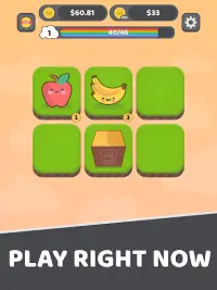 Merge Kawaii Food - Evolution & Clicker Game Screen Shot 8