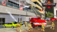 Real Firefighter Simulator: 3D Fire Fighter Games Screen Shot 0