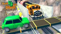 Train Vs Car Crash：レーシングゲーム2019 Screen Shot 16