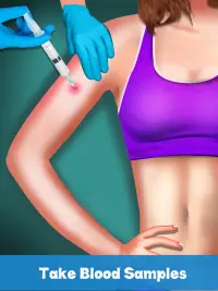 Jogos de médico de injeção Screen Shot 0