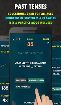 My English Grammar Test: Past Tenses PRO Screen Shot 0