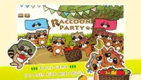 Raccoon Party - 2 player game Screen Shot 10