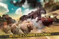 기차 시뮬레이션 2016: 최고 열차 지하철 경쟁 경기 Screen Shot 1