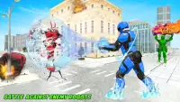 Flying Ice Robot Fighting Game Screen Shot 2