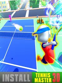 Tennis Master 3D--Legend of Stickman Screen Shot 13