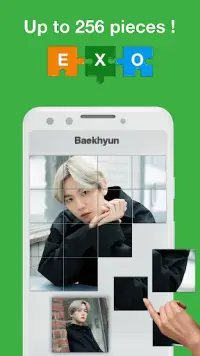 Offline Kpop Puzzle - EXO Jigsaw Puzzle Game Screen Shot 4