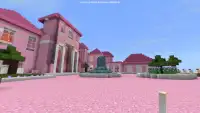 Pink house 2018 for the princess map for MCPE Screen Shot 5