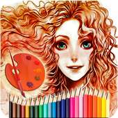 Merida Coloring Princess