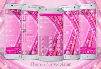 Dialer Theme Sparkling Pink Screen Shot 0