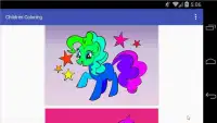 Live coloring cartoon "Pony" Screen Shot 0