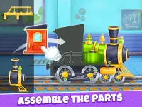 Kids Train Game: Build Station Screen Shot 0
