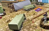 オフ 道路 トラック パーキング 軍 ゲーム Screen Shot 1